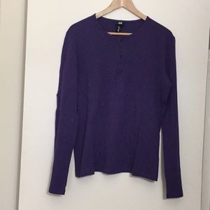 H&M Purple Long-sleeve shirt